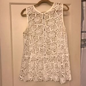 CAbi Needle Lace Shell